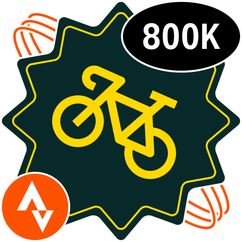 February Ride 800K Challenge
