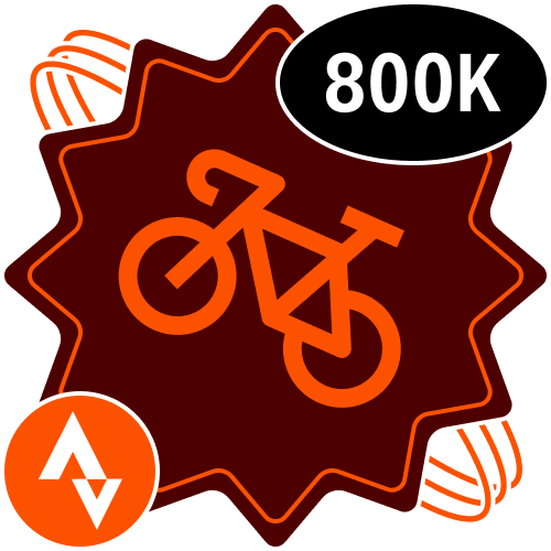 January Ride 800K Challenge