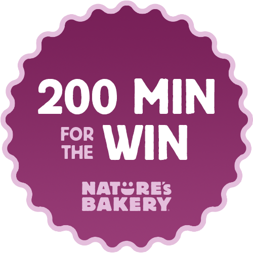 Nature's Bakery "200 Min For The Win"